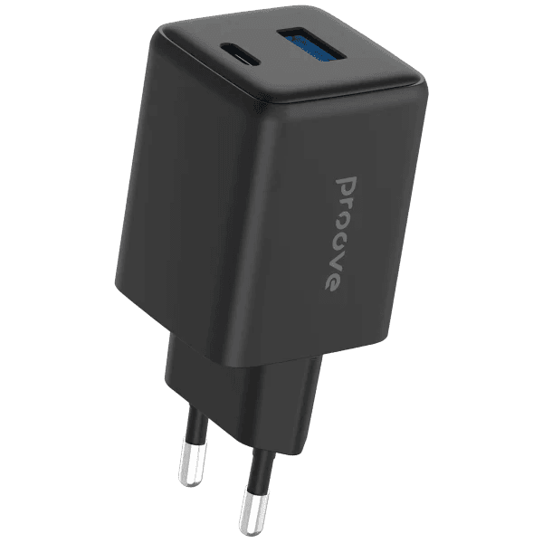 Karikues muri Proove Pocket, 45W, me USB dhe Type-C, i zi
