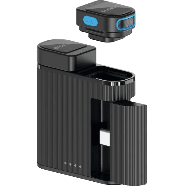 Mikrofon wireless Proove DualCast, set 2 copë me kuti për karikim