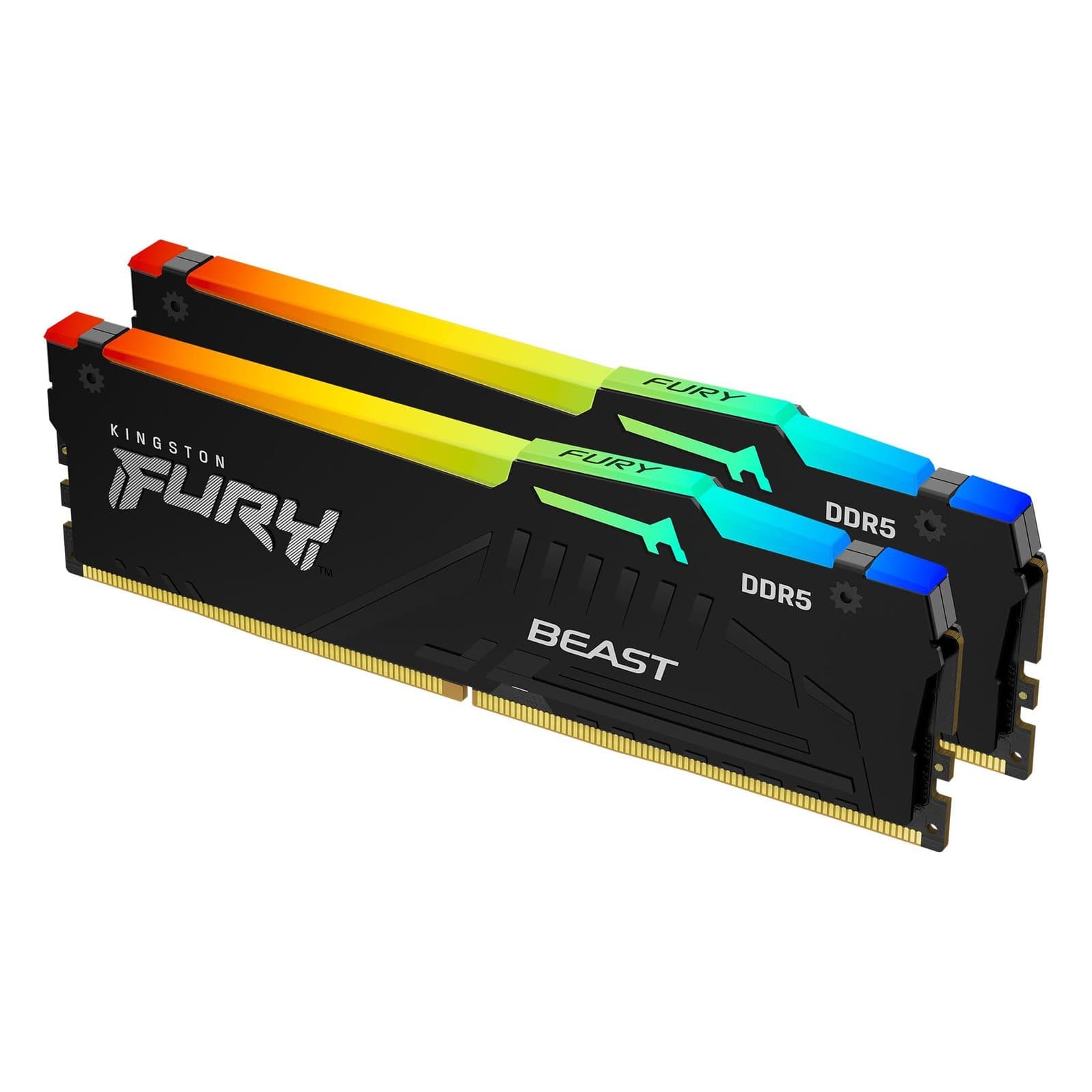 Memory Kingston FURY Beast RGB 64GB (2x32GB) DDR5 – KF560C30BBEAK2-64