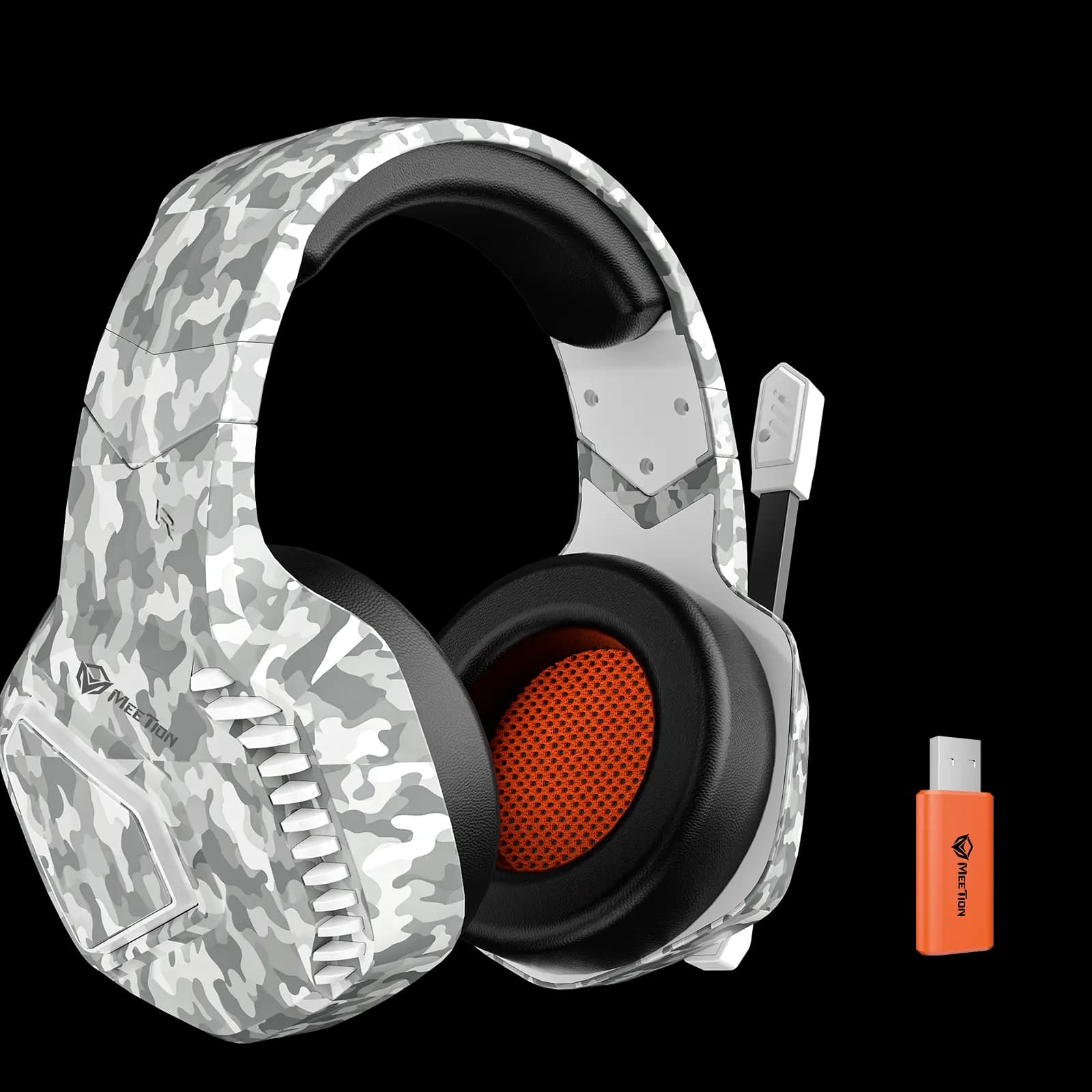 Kufje Gaming Meetion BTH014 Tri-Mode Wireless RGB me Mikrofon