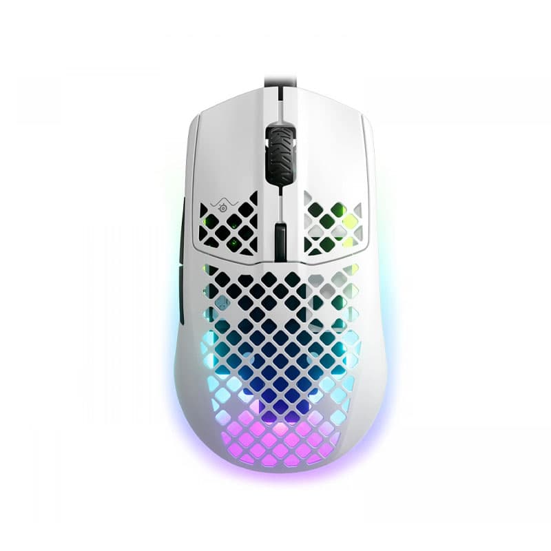 Maus lojërash SteelSeries Aerox 3 Snow