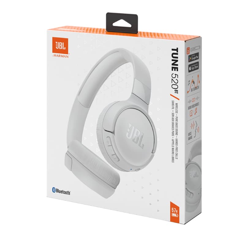 Kufje JBL Tune 520 Buetooth – White