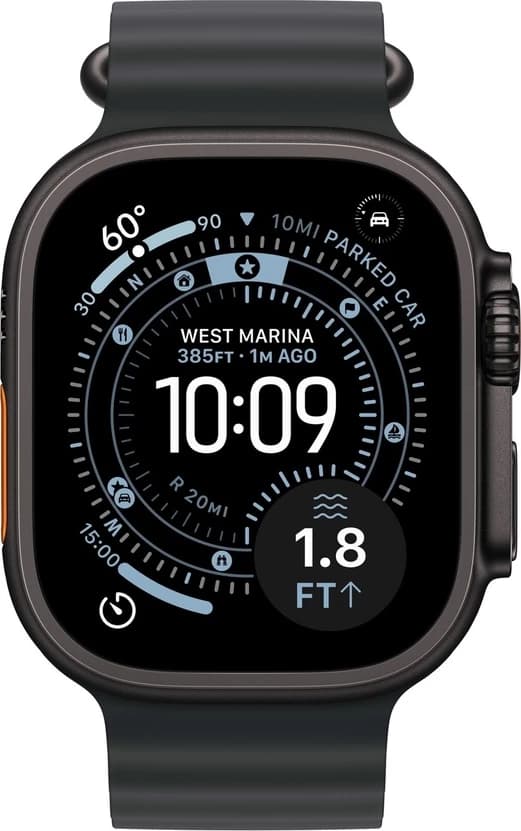 Apple Watch Ultra 3 Cellular 49mm Standard Black Ocean Band