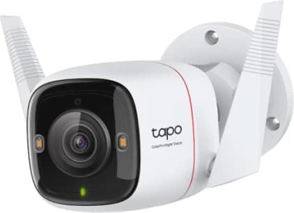 Kamerë sigurie Wi‑Fi outdoor TP-LINK Tapo C325WB 2K QHD, IP66, night vision me ngjyra, e bardhë
