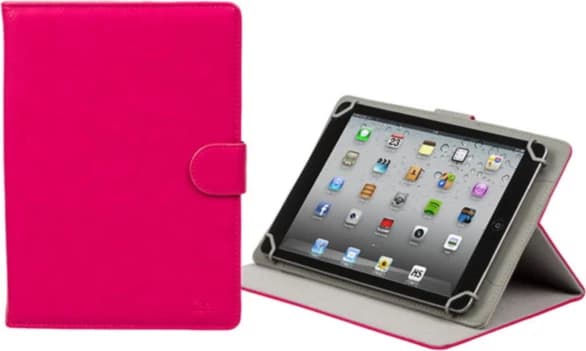 Mbështjellës për tablet RIVACASE 3017 9.7-10.5 inç, PU leather, rozë