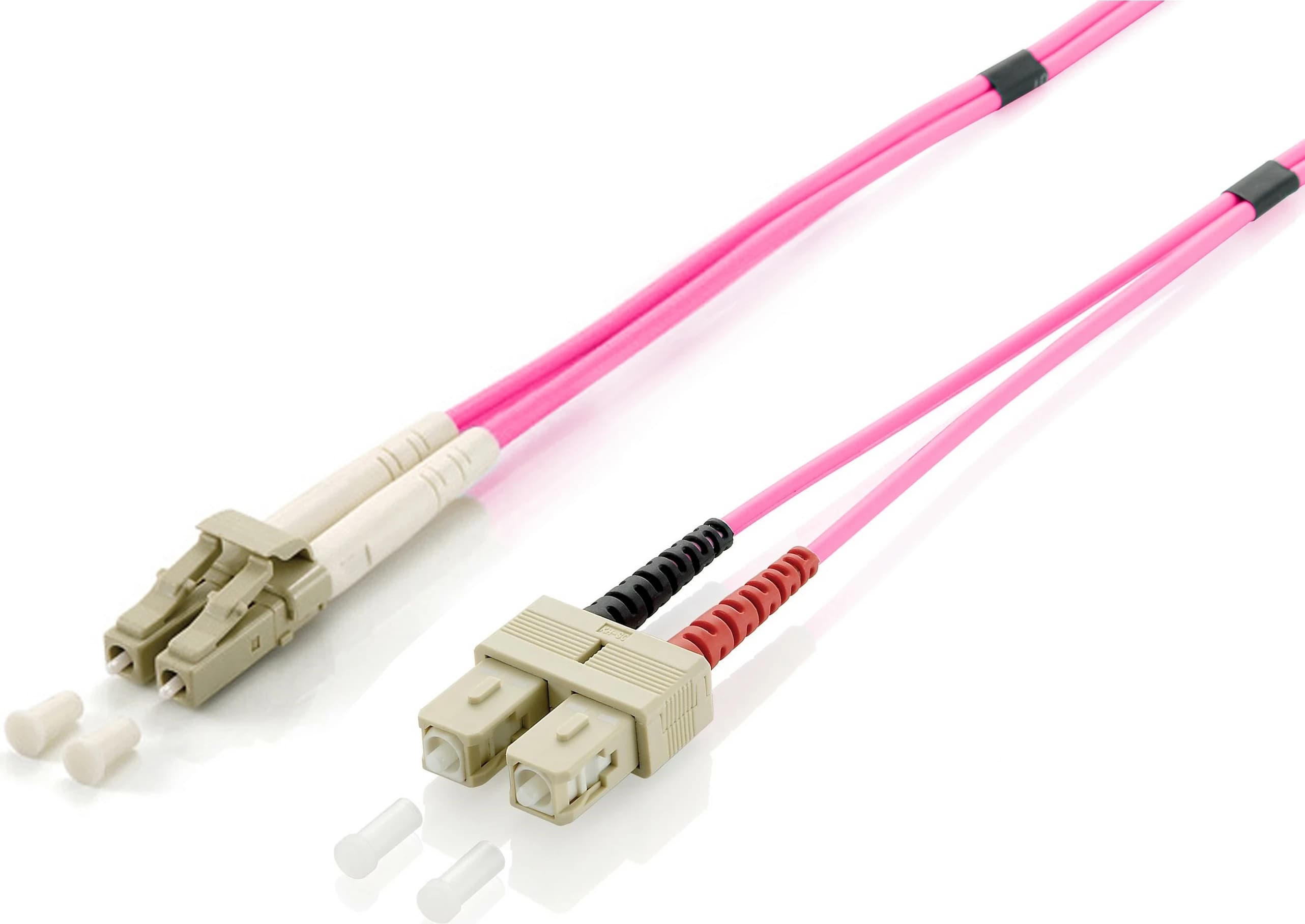 Kabllo optik patch cord EQUIP OM4 5m LC në SC vjollcë