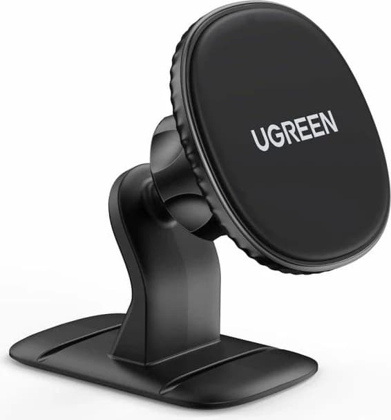 Mbajtëse telefoni magnetike për veturë UGREEN 80785, 360° rrotullim, ngjitës 3M, e zezë