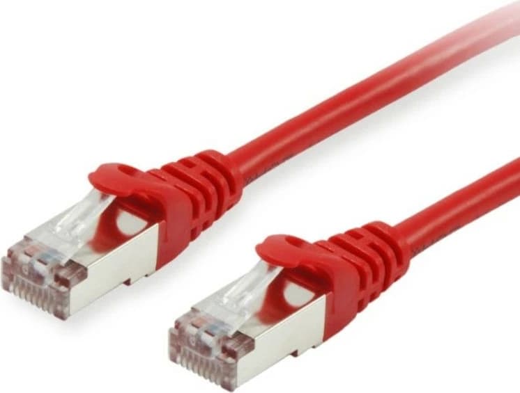 Kabllo rrjeti Cat6a Equip S/FTP 1m, RJ-45, e kuqe