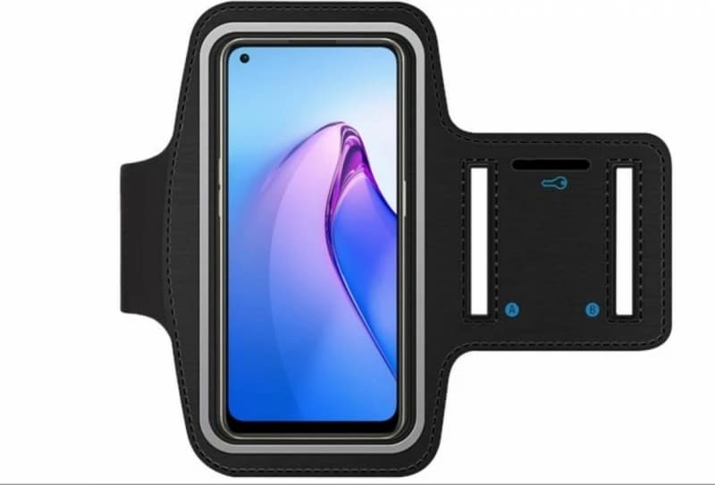 Mbështjellës krahu Oppo për celular, Velcro, e zezë