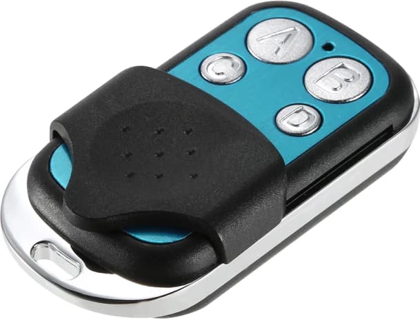 Telekomandë SONOFF 4 Key 433 Remote, 4 butona, 433MHz, me bateri, e zezë/blu