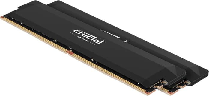 RAM Memorje Crucial Pro CP2K16G60C36U5B 32GB (2x16GB) DDR5-6000 CL36 1.35V, e zezë, kit 2 copë