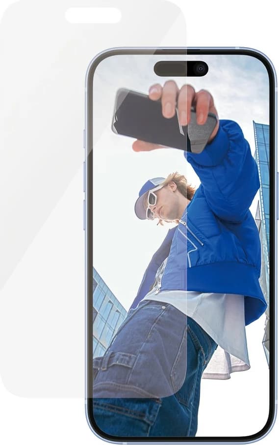Mbrojtës ekrani PanzerGlass për iPhone 16, Classic Fit, transparent