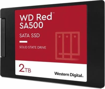 Disk SSD SanDisk WD Red SA500 WDS200T2R0A 2TB 2.5\" SATA III 6Gb/s, i kuq