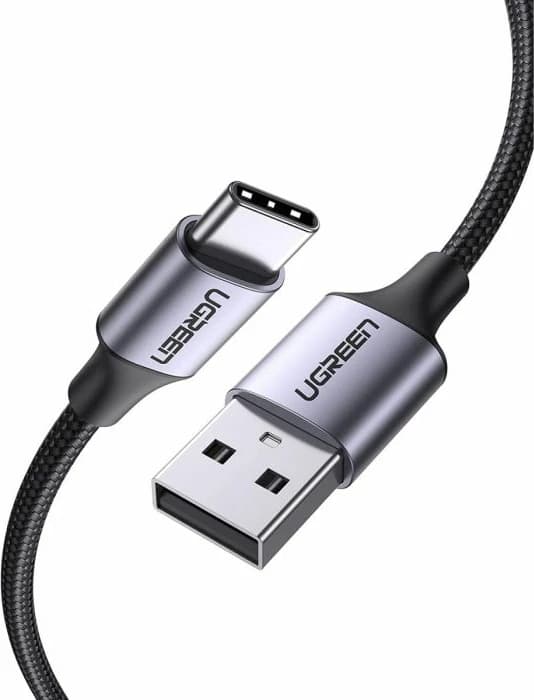 Kabllo USB-A 2.0 në USB-C UGREEN 60408, 3 m, 3A, e zezë