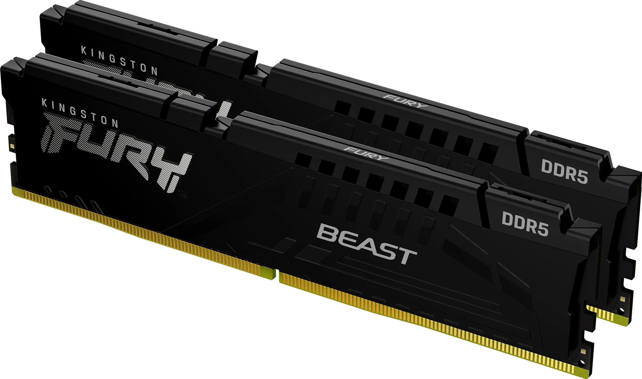 RAM Memorje Kingston FURY Beast 16GB (2x8GB) DDR5 5200MHz CL40 e zezë
