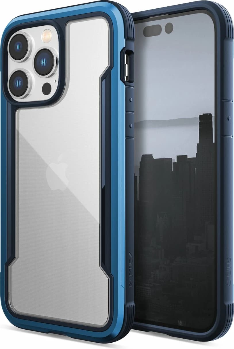 Mbështjellës Raptic X-Doria Shield për iPhone 14 Pro Max, MagSafe, Blu
