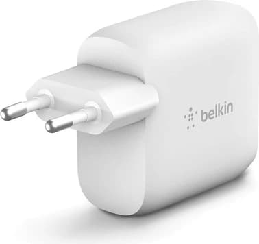 Belkin BOOST CHARGE 24w USB-A Dual Wall Charger w/ 1m A-C - White