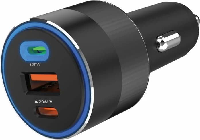 Karikues veture SANDBERG 441-49 130W USB-C PD, 2x USB-C + USB-A, i zi me detaje blu