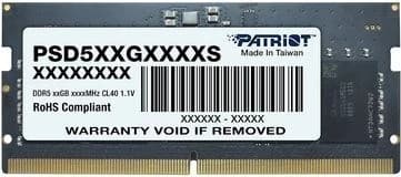 RAM Memorje Patriot Memory Signature, 16 GB DDR5 5600 MHz