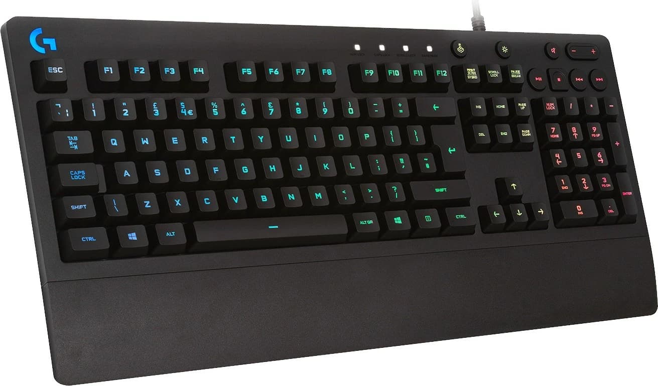 Tastierë gaming Logitech G213 Prodigy, full-size, RGB LED, QWERTZ, e zezë
