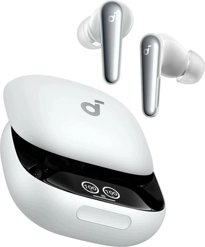 Kufje Anker Soundcore Liberty 4 Pro, të bardha