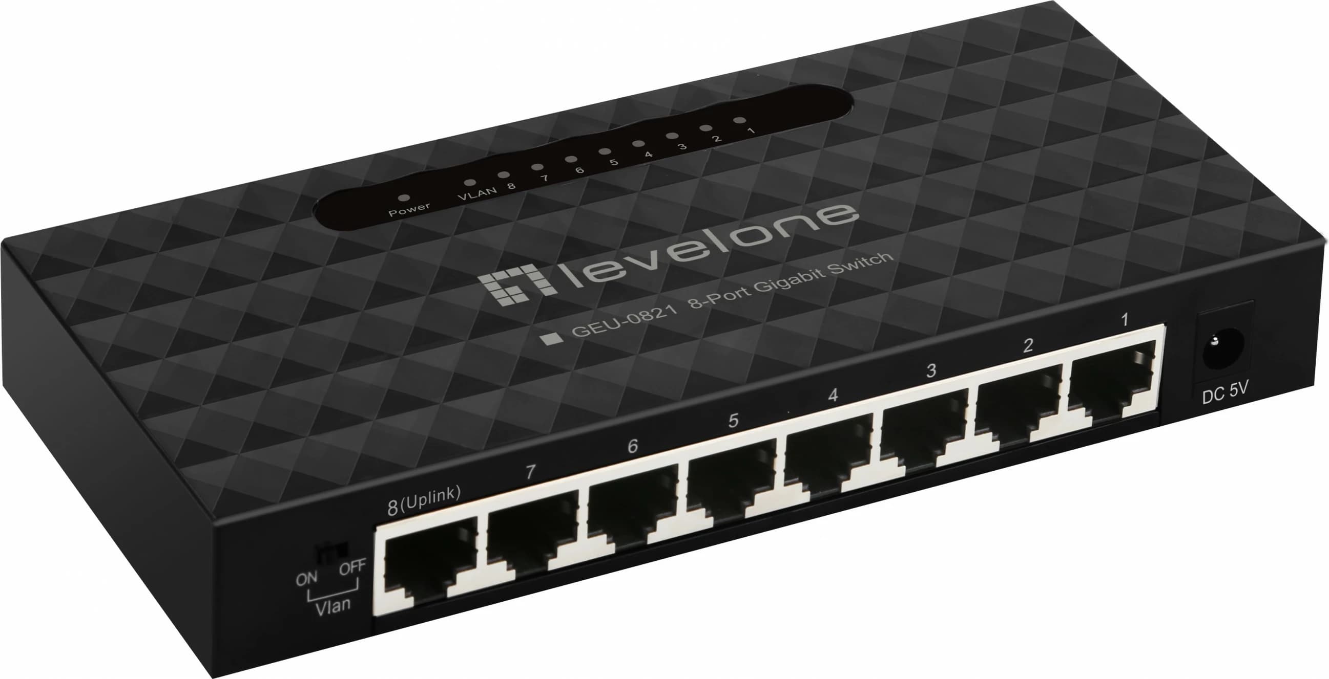 Switch LevelOne GEU-0821, 8 porta, Gigabit Ethernet, Managed, i zi