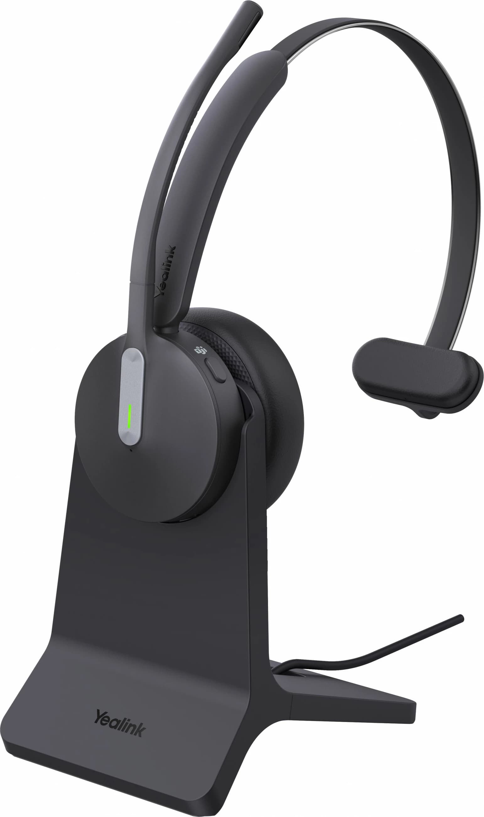 Kufje Yealink BH70 Mono me Stand Teams USB-C/A, Wireless, 91 g, Zyrë/Call center, E zezë