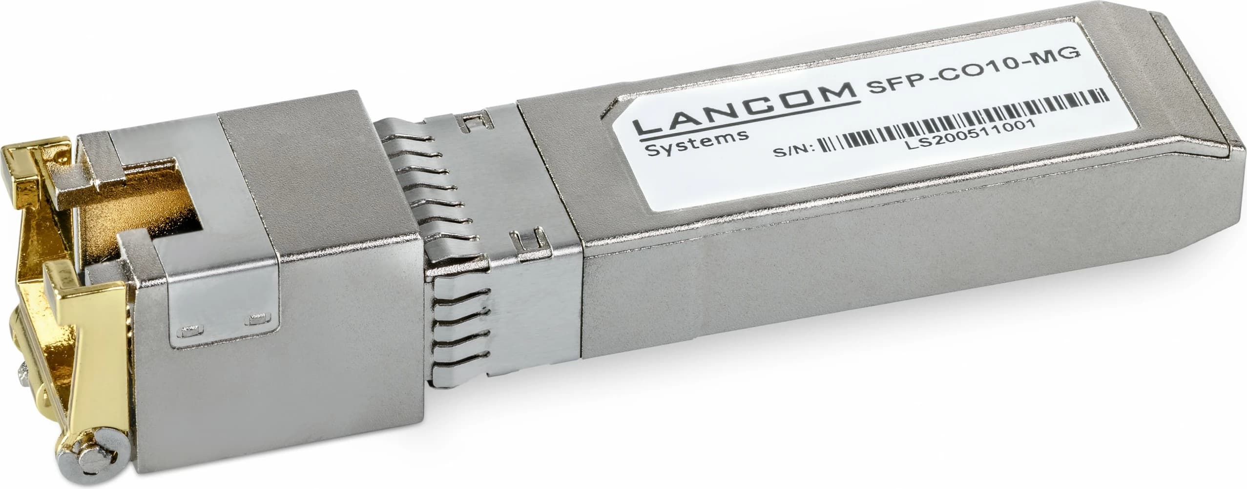 Modul SFP LANCOM SFP-CO10-MG, Copper, 10Gbps, për switch/router, çelik inox