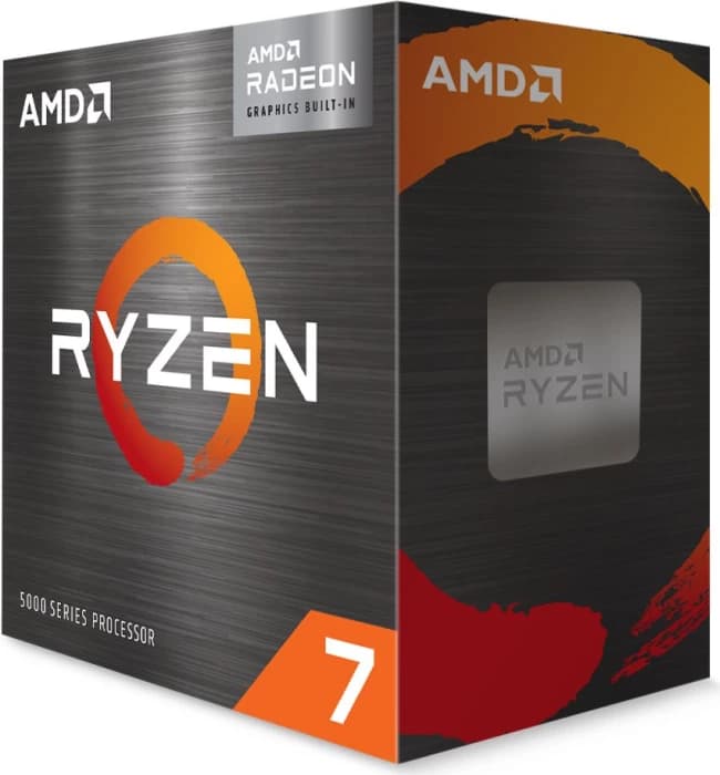 Procesor AMD Ryzen 7 5700G AM4, 8/16, 3.8-4.6GHz, 20MB cache, 65W, me grafikë Radeon, BOX me ftohës Wraith Stealth
