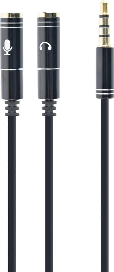 Kabllo përshtatëse audio Gembird, (0.2 m 2 x 3.5mm)