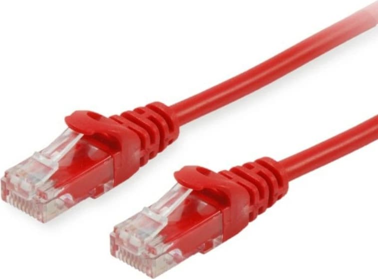 Kabllo rrjeti Cat6 Equip 0.25m, RJ-45, e kuqe
