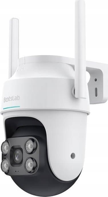 Kamerë sigurie Botslab 2.5K 4MP, Wi-Fi, PTZ, vizion nate, IP66, e bardhë