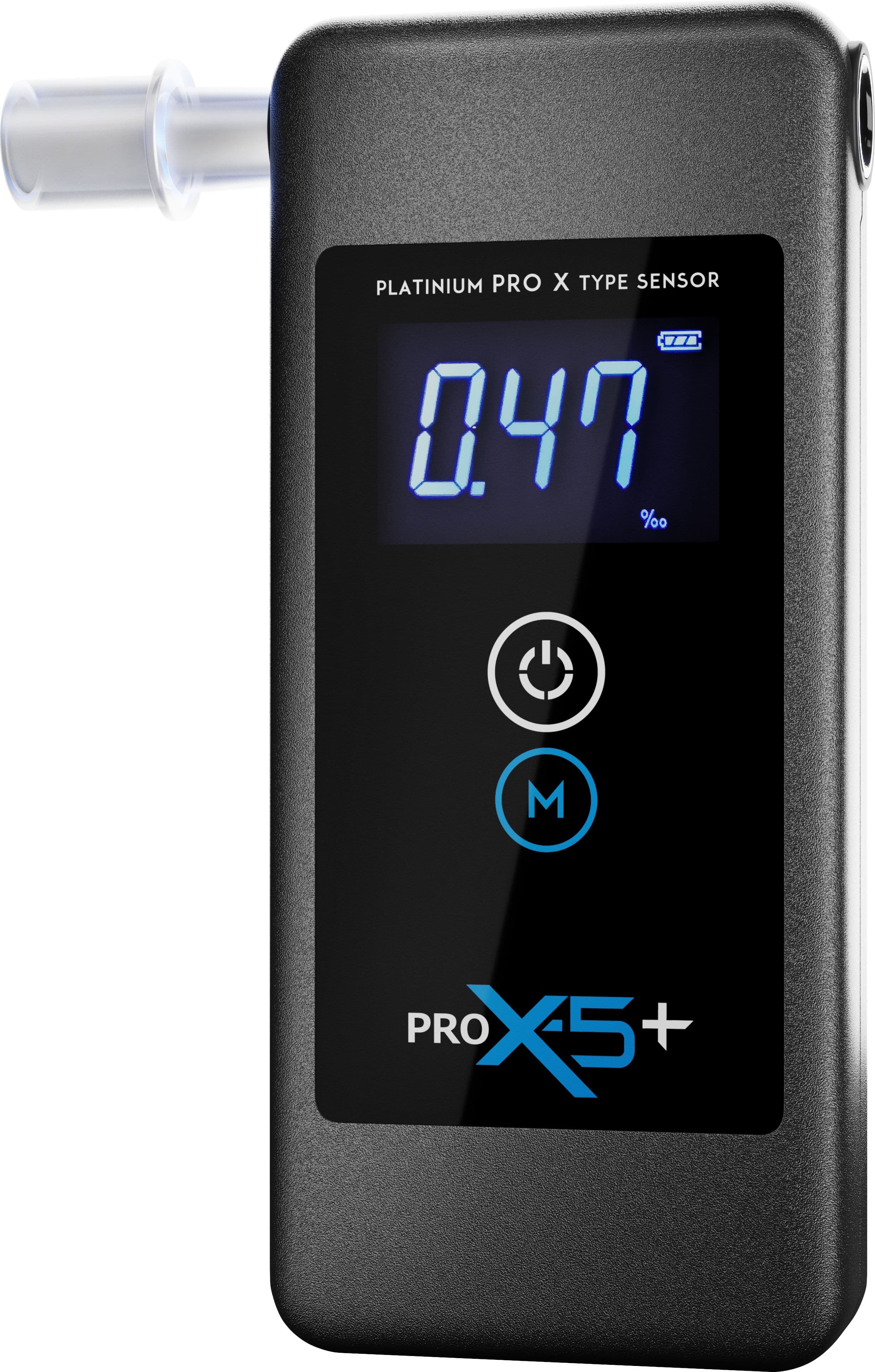 Alkoolmetër Alcofind PRO X-5 Plus, sensor elektrokimik, ekran LED, i zi