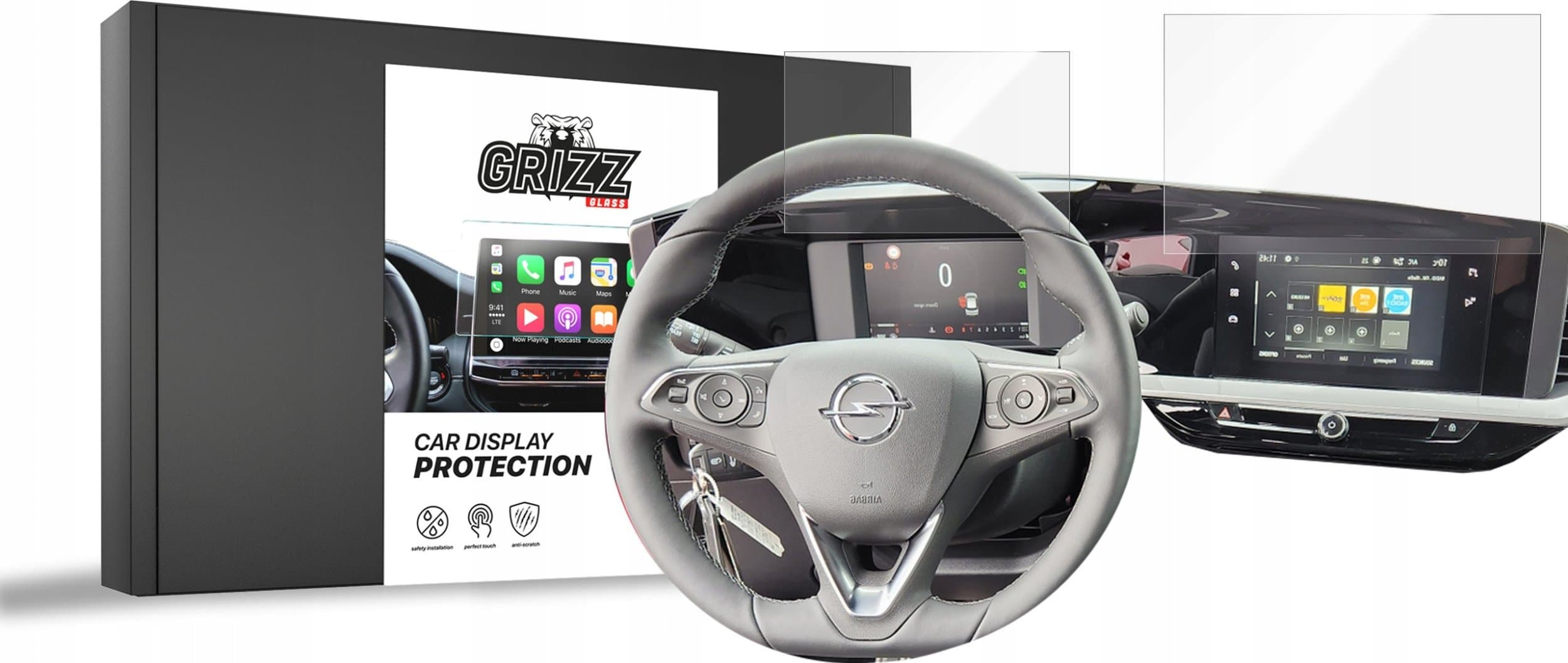 Mbrojtës ekrani Ceramic Film 2in1 për Opel Mokka 2, 7", transparent