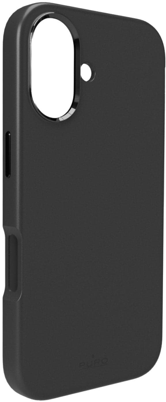 Mbrojtëse e pasme Puro për iPhone 17 ICON MAG PRO, magnetike, e zezë