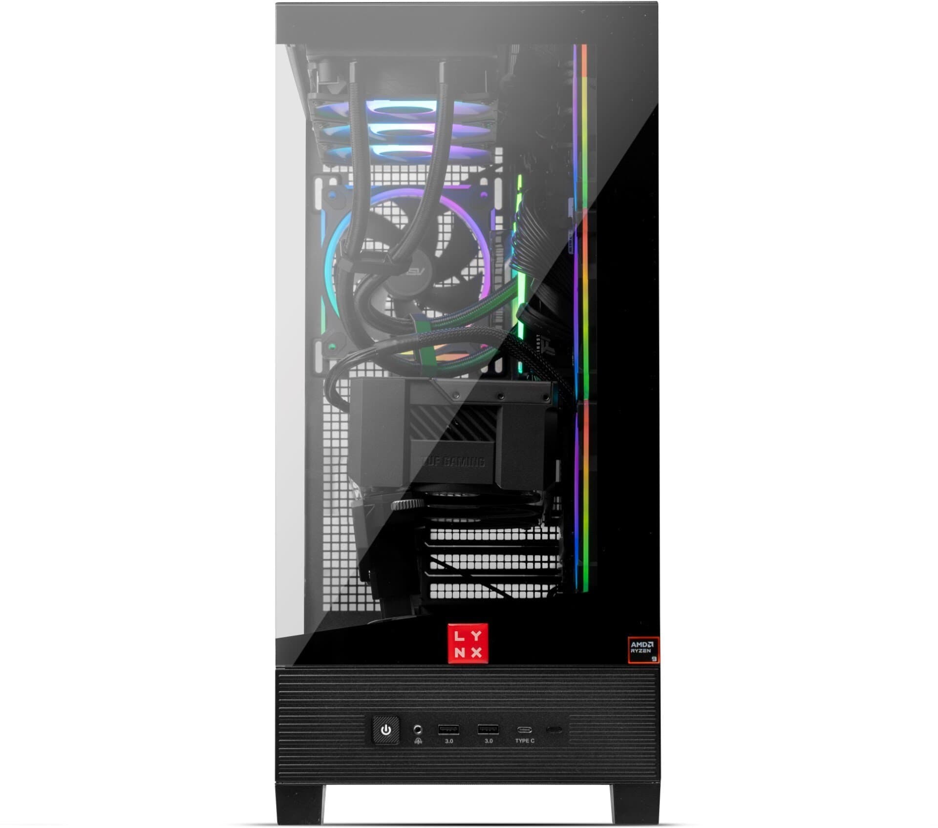 Kompjuter gaming LYNX Challenger Ryzen 7 9800X3D, 64GB RAM, 2TB SSD, RTX 5080, i zi