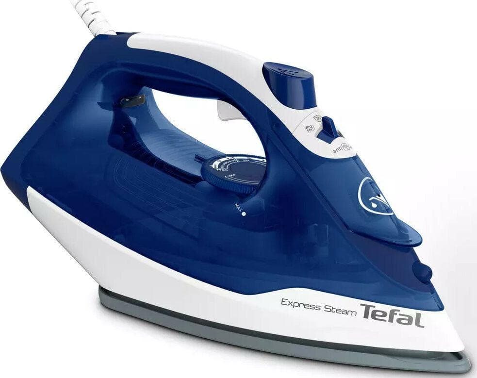 Hekur për hekurosje Tefal, 2400W, i kaltër