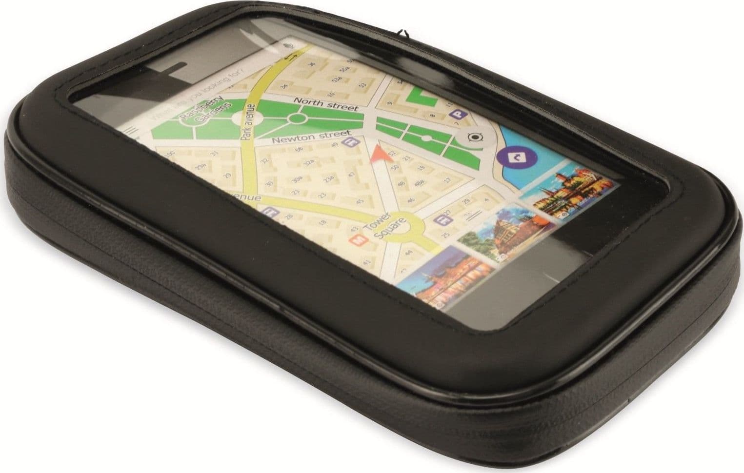 Mbajtëse telefoni për biçikletë Dunlop, 5 .8" - 6.7", e zezë