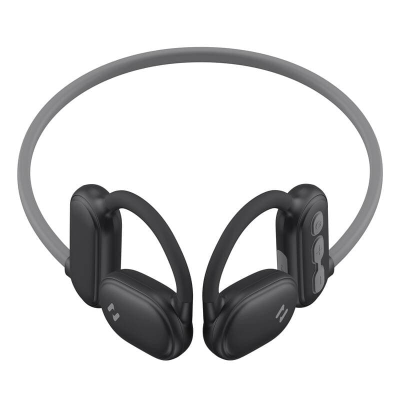Kufje sportive pa tela Havit E553BT, Bluetooth 5.3, USB-C, të zeza, set 2 copë