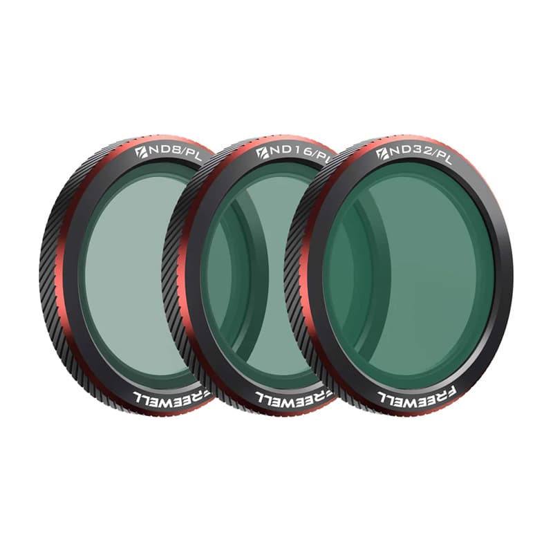 Set filtra magnetikë ND PL Freewell për DJI Neo 2, 3 copë, polarizues, jeshil