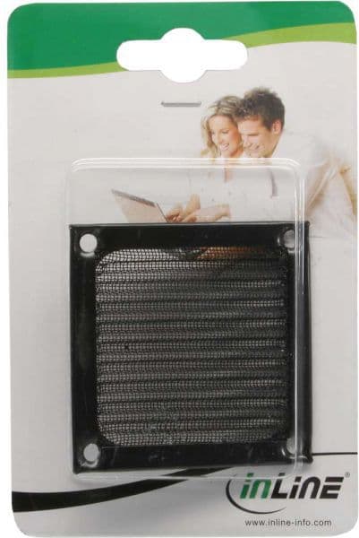 Filtër për ventilator ajri InLine Fan,80mm, i zi