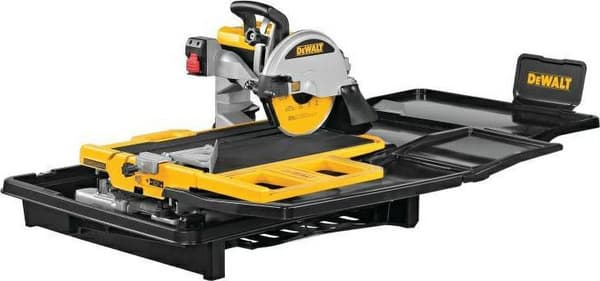 Prerëse pllakash Dewalt D36000, disk 250mm, elektrike, e verdhë