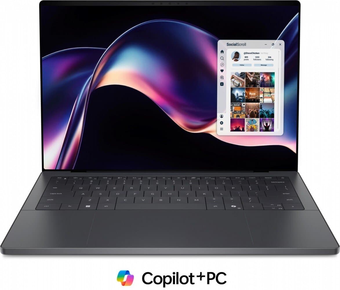 Laptop Dell XPS 14 DA14260, Intel Core Ultra X7, 14" 2.8K, 32GB RAM, i zi