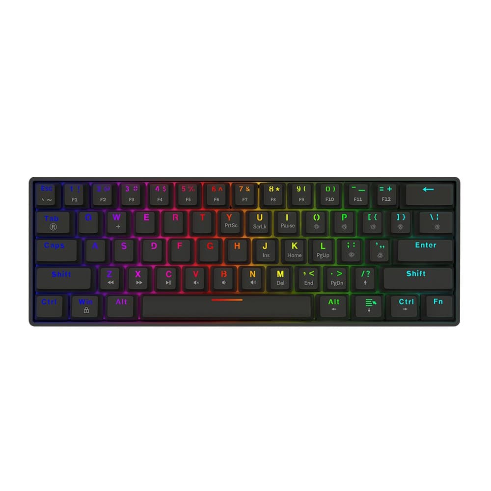 Tastierë mekanike SAVIO BLACKOUT X2, 60%, RGB, e zezë
