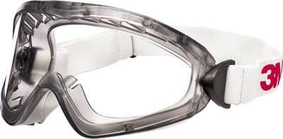 Syze mbrojtëse 3M 2890A, xham transparent, kornizë e bardhë