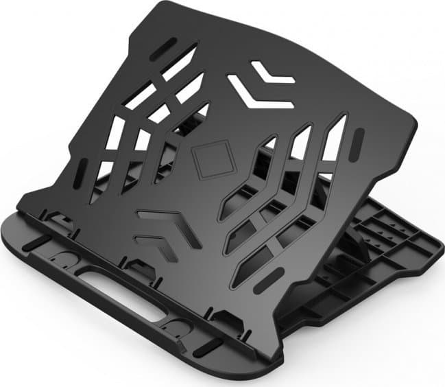 Stendë laptopi Q-CONNECT, 25.5 x 1.8 x 28 cm, plastike, e zezë