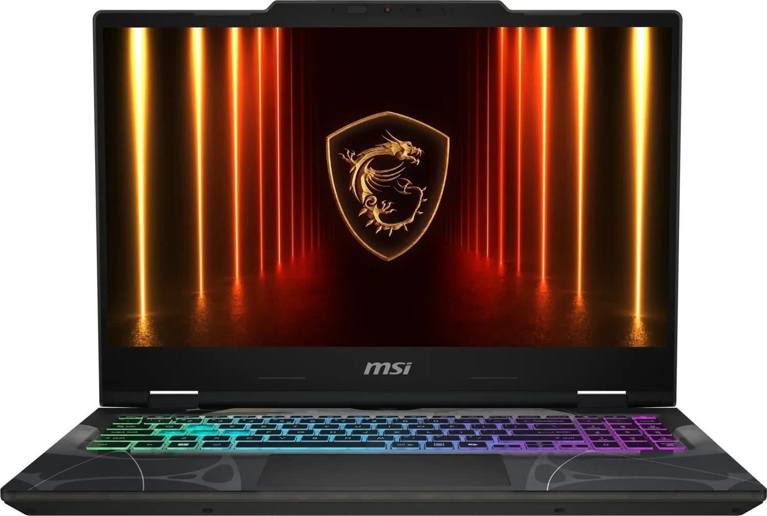 Laptop MSI Cyborg 15 B2RWEKG-044XPL, 15.6", Core 5 210H, 16 GB, 512 GB, RTX 5050, i zi