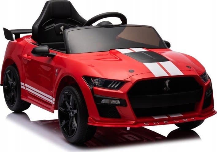 Makina elektrike për fëmijë Lean Toys Ford Mustang GT500 Shelby, me bateri, një vendëshe, e kuqe