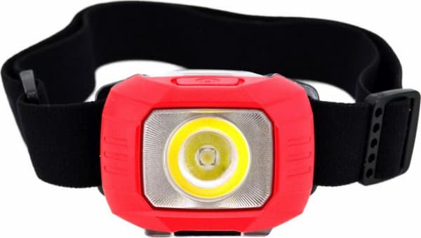 Fener koke AWTools AW17616, COB LED CREE LED, i rikarikueshëm, i zi