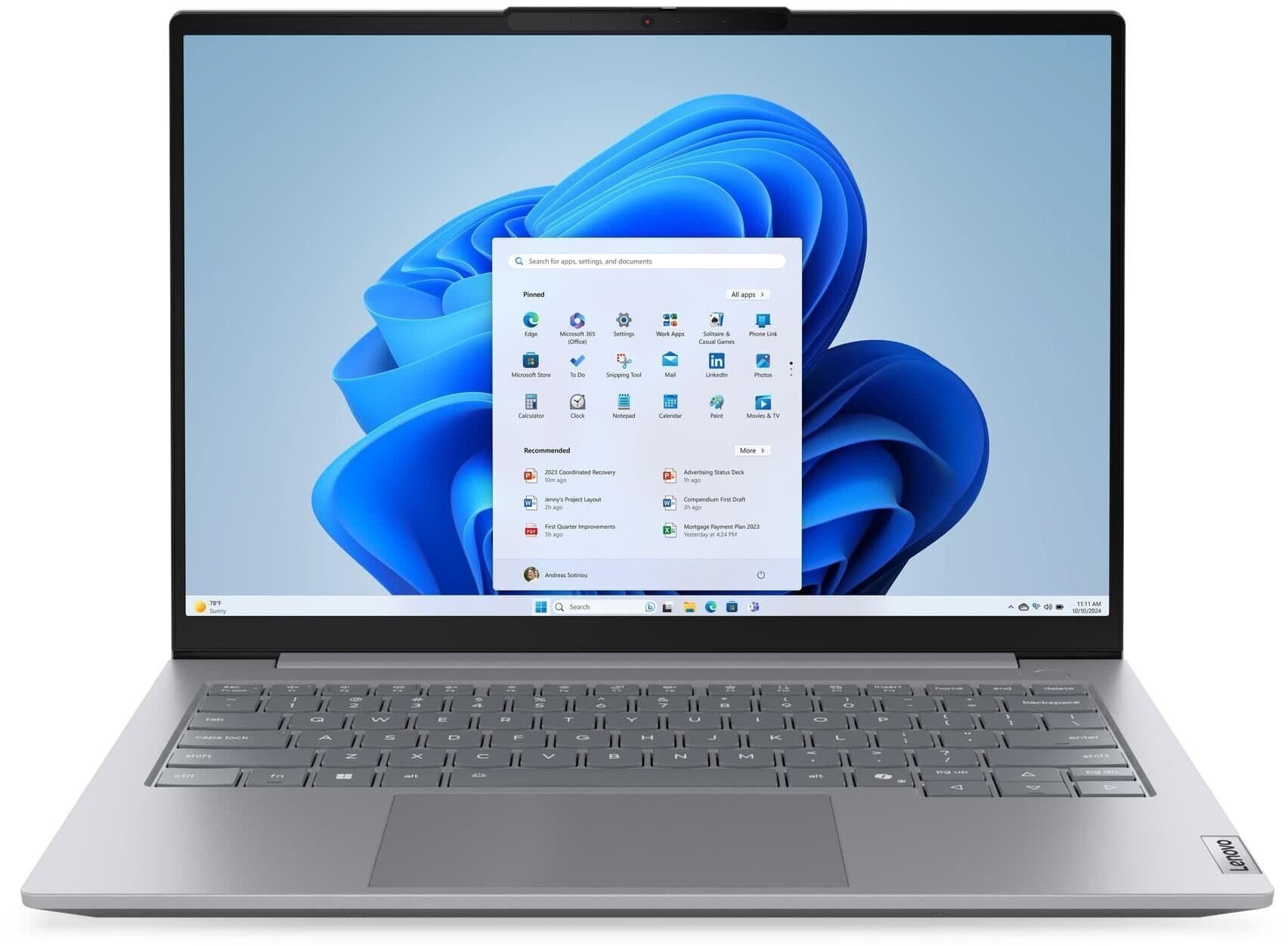 Laptopi Lenovo ThinkBook 14 G9 IRL, Core 5 210H, 16GB, 512GB SSD, W11 Pro, gri